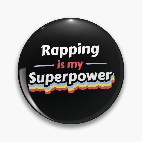 Item preview, Rapping is my Superpower designed and sold by razvigod.
