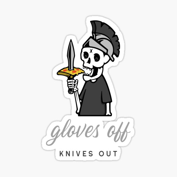 "Knives Out" Sticker by VarnyCarlo Redbubble