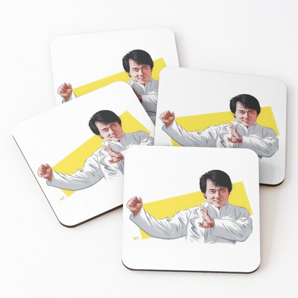 Item preview, Jackie Chan - An illustration by Paul Cemmick designed and sold by TIGERDAVER.