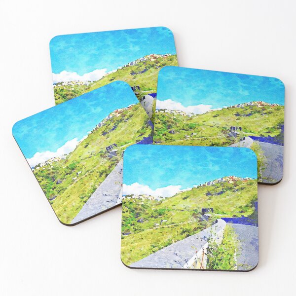 Item preview, Landscape with road and village designed and sold by Giuseppe Cocco.