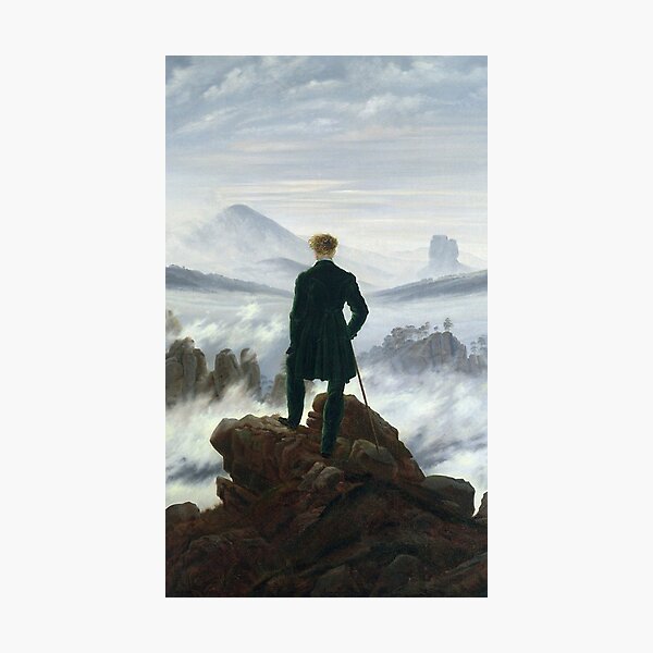 wanderer over a sea of fog