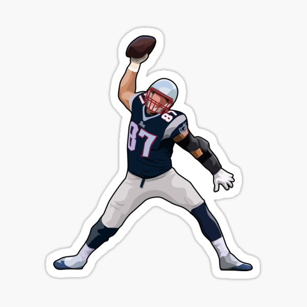 Gronk #87 Angry Touchdown Sticker