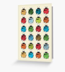 Lady Bugs Greeting Card