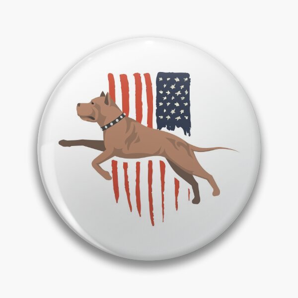 Item preview, Patriotic Pitbull 4th July  designed and sold by AbraFero.