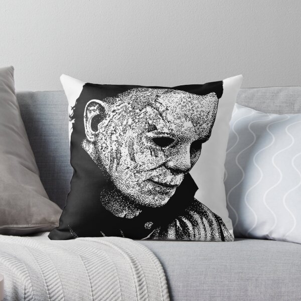 Halloween Micheal Myers Throw Pillow