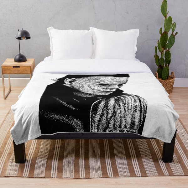 Halloween Micheal Myers Throw Blanket