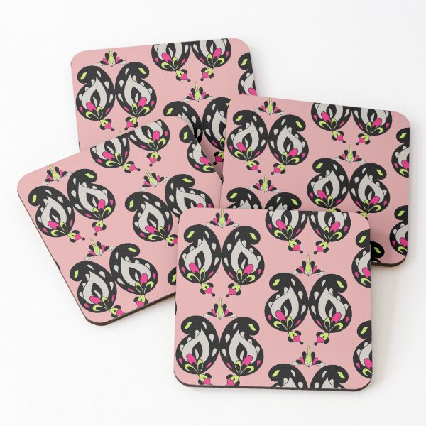 Item preview, Black Paisleys - Peachy designed and sold by BumbleChynxBee.