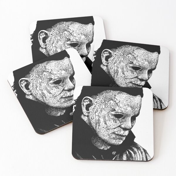 Halloween Micheal Myers Coasters (Set of 4)