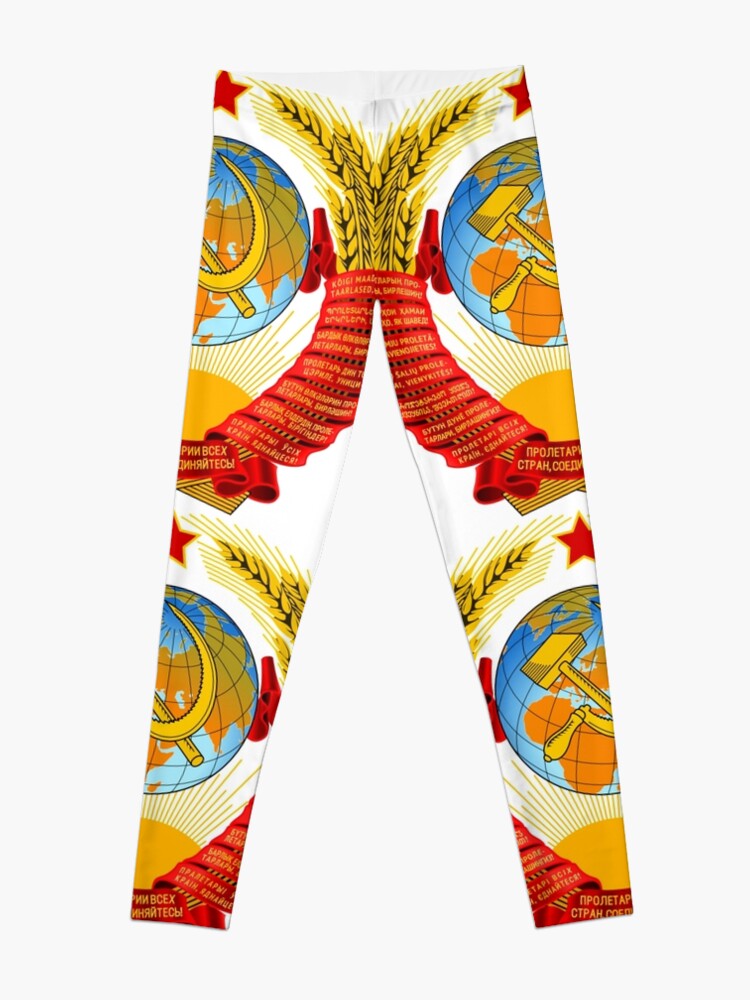 Alternate view of History of the Soviet Union (1927–1953) State Emblem of the Soviet Union Leggings