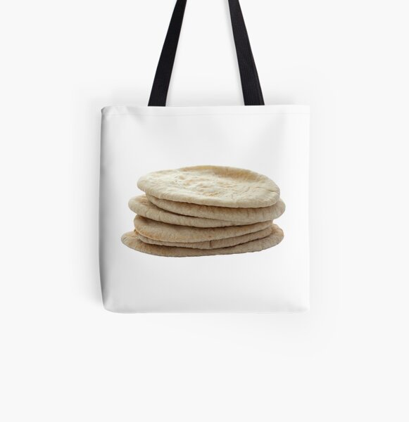 Pita Breads in a Pile All Over Print Tote Bag