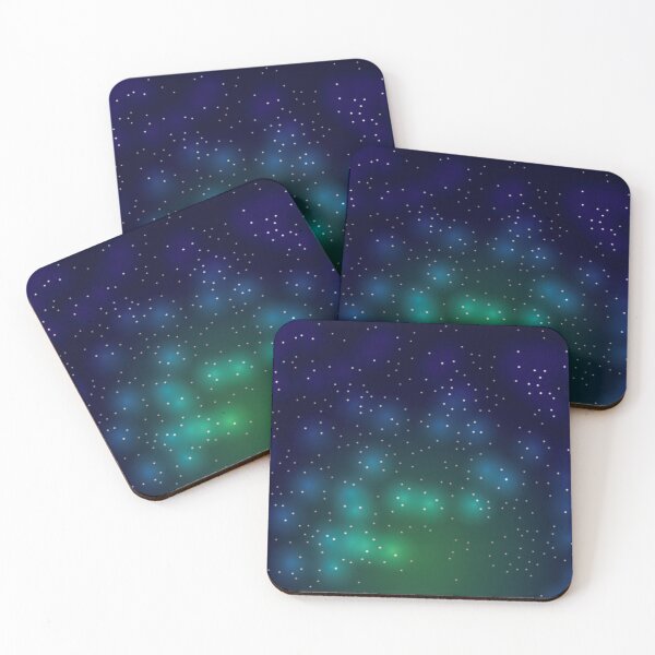 Item preview, Green Glowing Galaxy Night Sky designed and sold by chanzds.