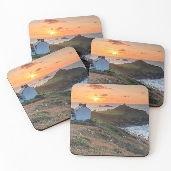 Item preview, Setting sun over Cape Cornwall designed and sold by bitm2007.