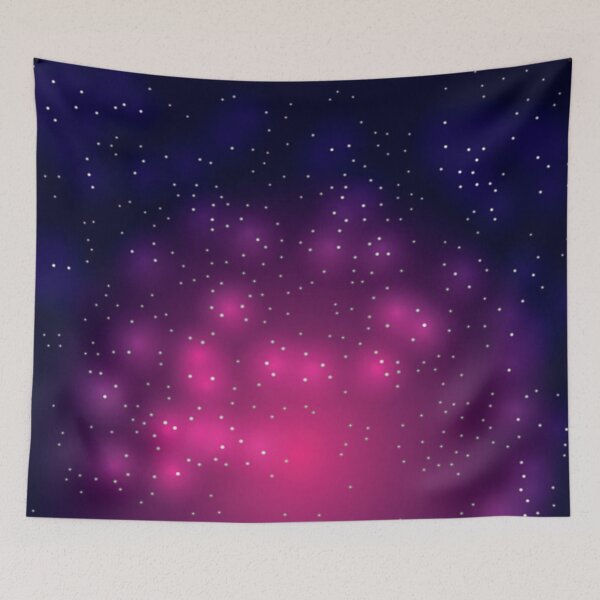 Item preview, Pink Glowing Galaxy Night Sky designed and sold by chanzds.