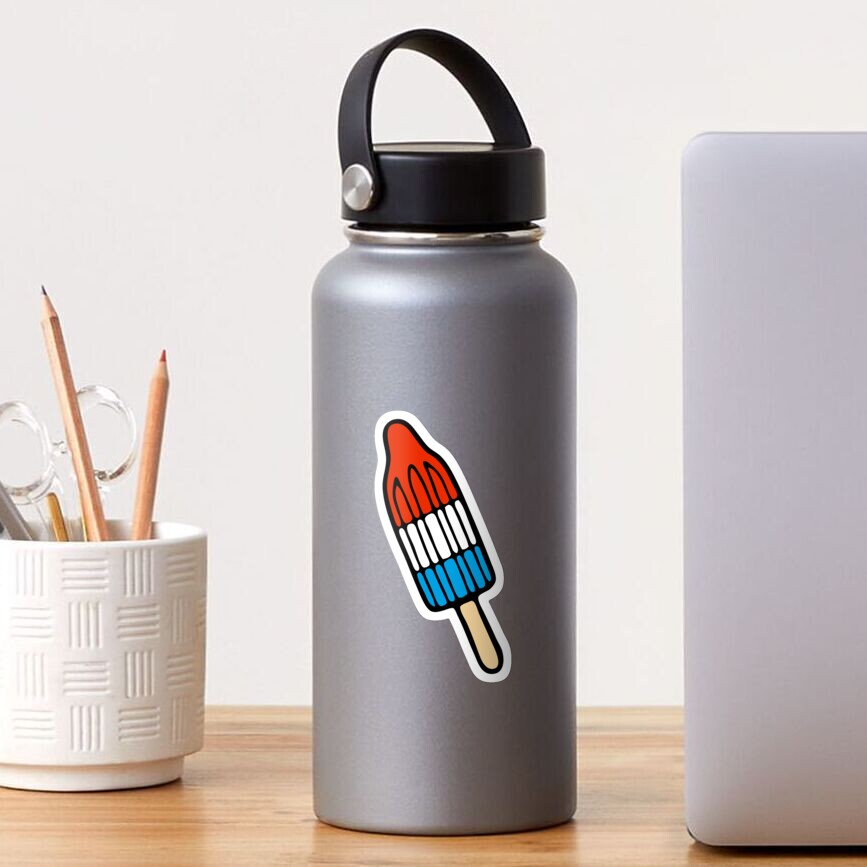 Rocket Popsicle Pattern Sticker