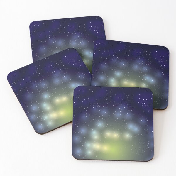 Item preview, Yellow Glowing Galaxy Starry Night Sky designed and sold by chanzds.