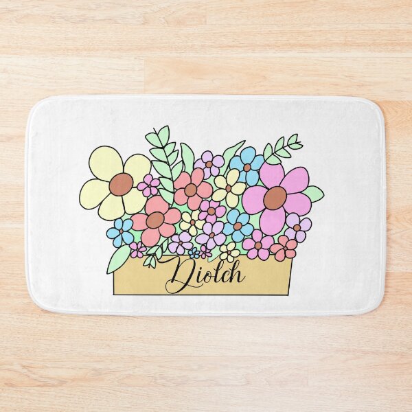 Item preview, Pretty Pastel Floral Diolch designed and sold by MammaPanda.
