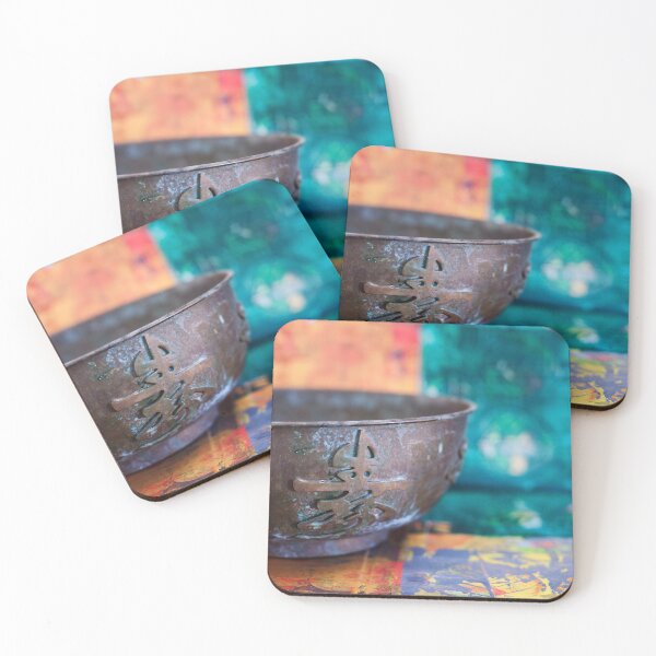 Item preview, Metal Bowl With Chinese Calligraphy designed and sold by Elena Ray.