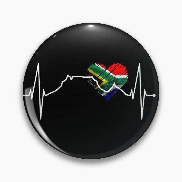 Item preview, Cape Town Skyline Heartbeat South Africa Flag Table Mountain City Of Cape Town Gifts For South African Lovers designed and sold by EDcreations.