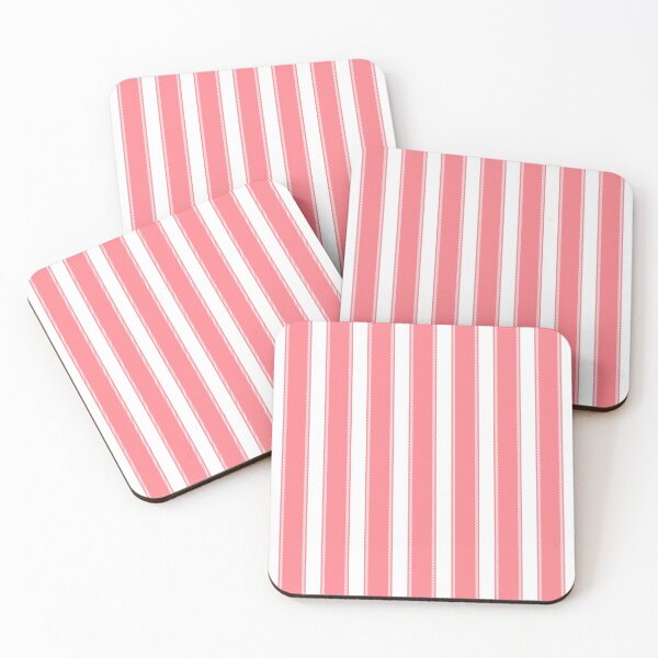 Item preview, Blush Pink and White Striped designed and sold by ArtHanbal.
