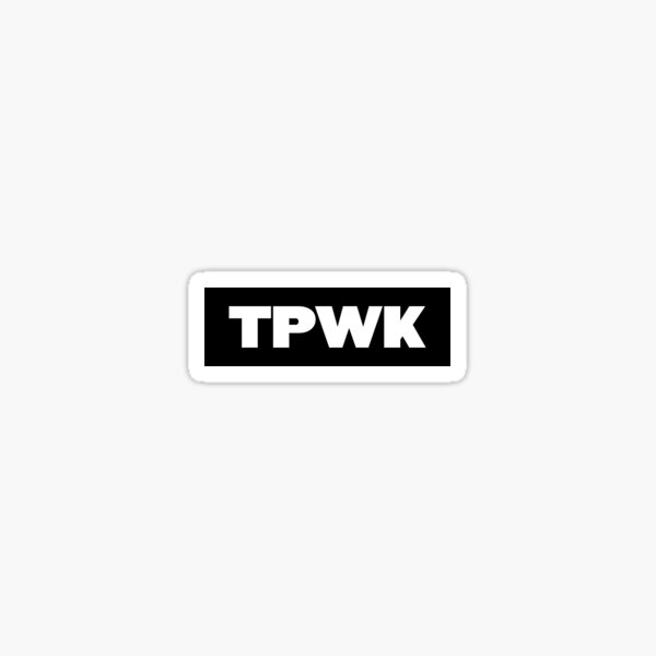 TPWK Harry Styles's treat people with kindness black Sticker