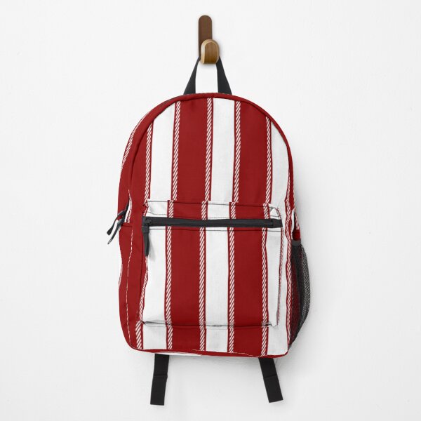 Item preview, Dark Red and White Striped designed and sold by ArtHanbal.