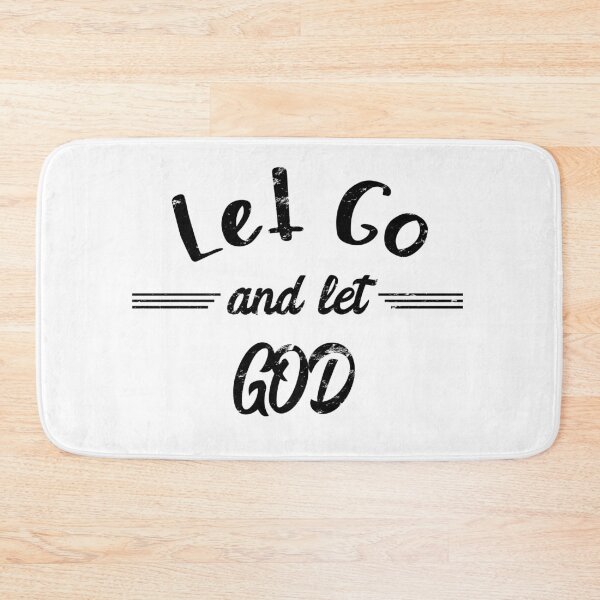 Item preview, Let Go and Let God - distressed grunge effect designed and sold by JodyzDesigns.