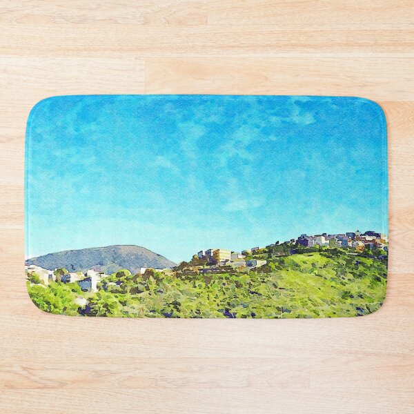 Item preview, Landscape with village on the hill designed and sold by Giuseppe Cocco.