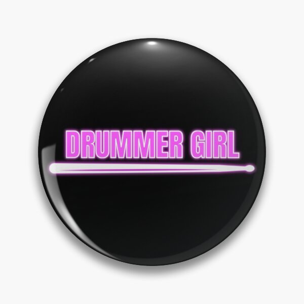 Artikelvorschau, Schlagzeugerin Drumsticks Neon entworfen und verkauft von playloud.