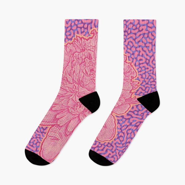 Artikelvorschau, Psychedelischer abstrakter Hintergrund mit rosa Blume entworfen und verkauft von JackJumpingsack.