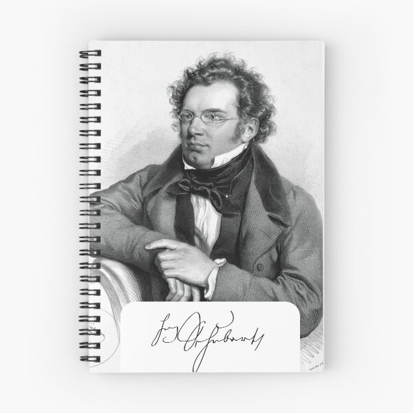 Item preview, Schubert Signature Portrait designed and sold by stayfree101.