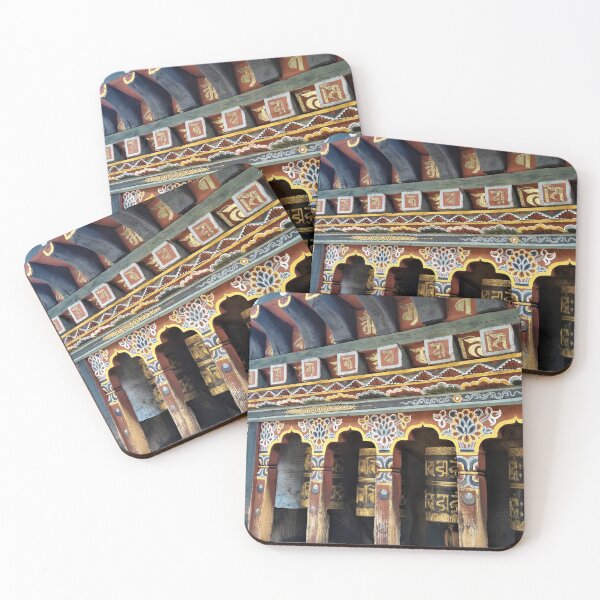 Item preview, Vintage Himalayan tribal architecture buddhist prayer bells designed and sold by PrakritiPrints.