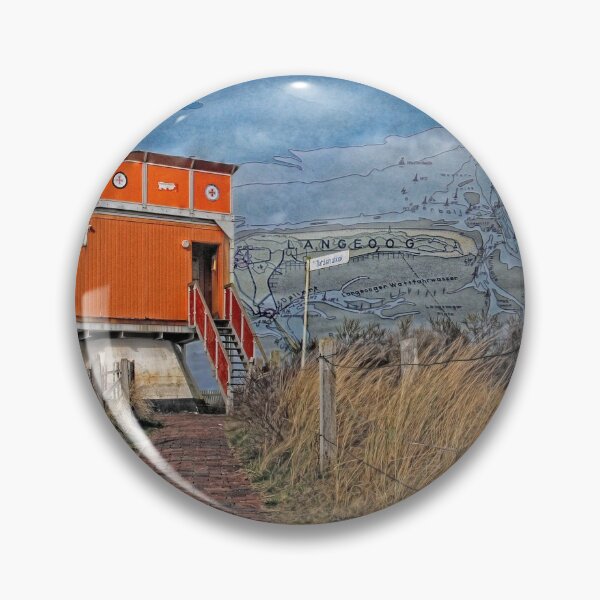 Item preview, Langeoog with lifeboat station designed and sold by Pioooh.