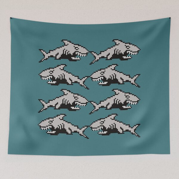 Item preview, Pixel Shark Attack  designed and sold by LudaCackalica.