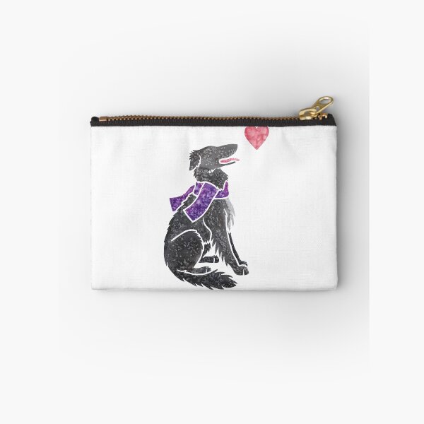 Aperçu de l'œuvre Barzoï aquarelle (noir) créée et vendue par animalartbyjess.