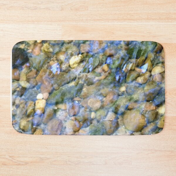 Item preview, Reflection of sky on river pebbles designed and sold by ThePoodleandCo.