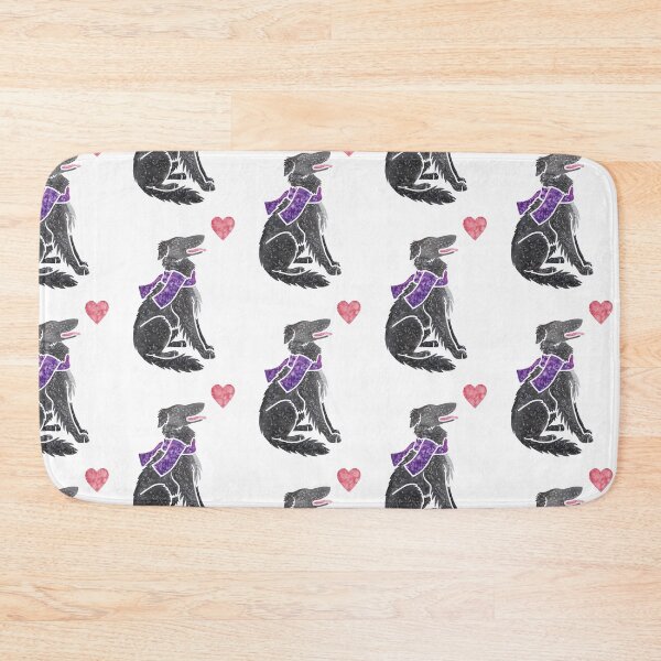 Item preview, Watercolour Borzoi (black) designed and sold by animalartbyjess.