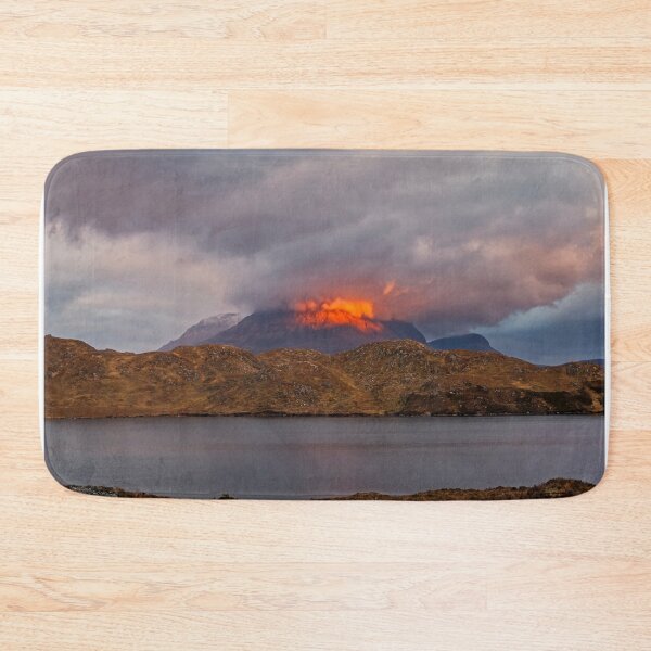 Item preview, Cul Mor Fire Mountain at Sunset designed and sold by derekbeattie.