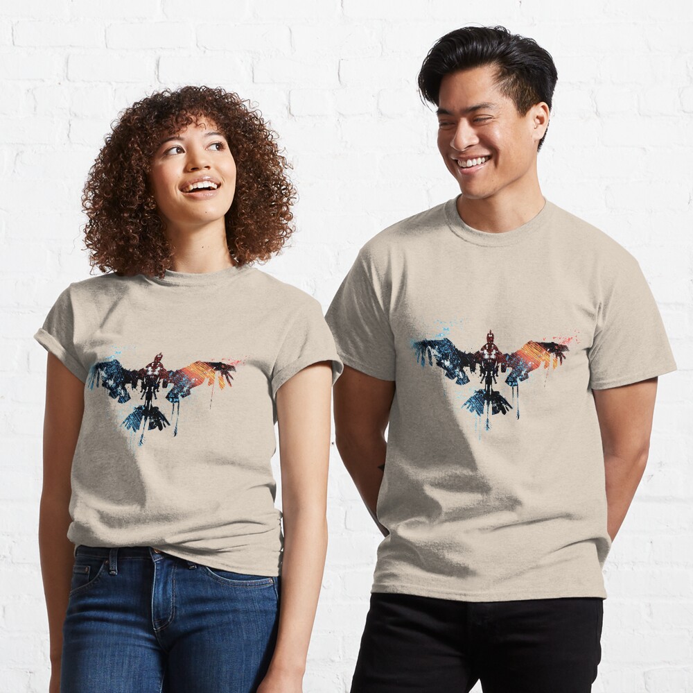Horizon zero dawn colorful stormbird drawing Classic T-Shirt