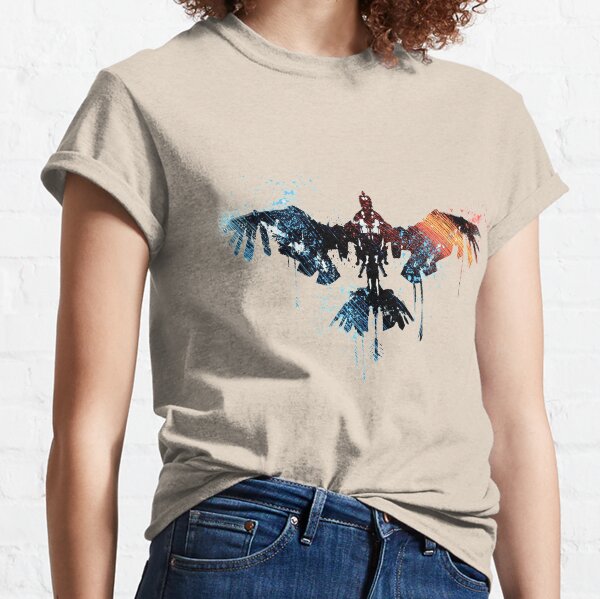 Horizon zero dawn colorful stormbird drawing Classic T-Shirt