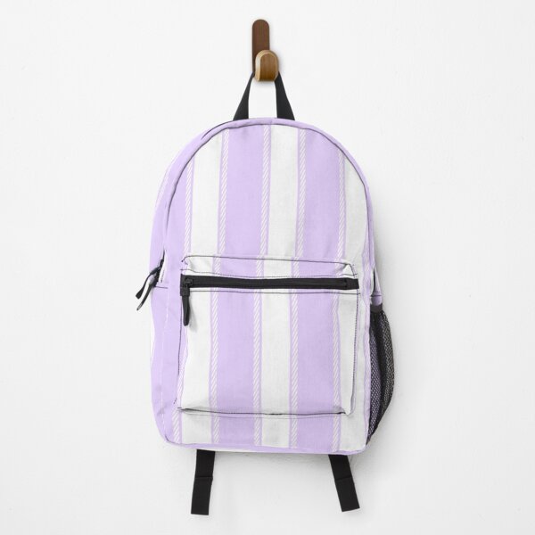 Item preview, Pale Lilac Lavender and White Striped designed and sold by ArtHanbal.