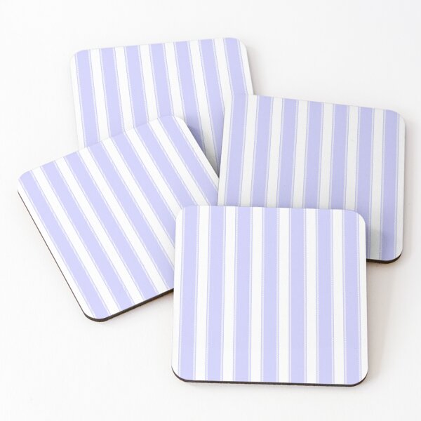 Item preview, Periwinkle Purple and White Striped designed and sold by ArtHanbal.