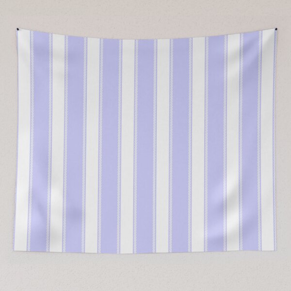 Item preview, Periwinkle Purple and White Striped designed and sold by ArtHanbal.