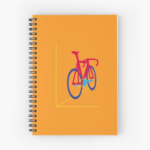 Item preview, Pop Art Red Frame Leaning Bicycle designed and sold by RabeDesigns.