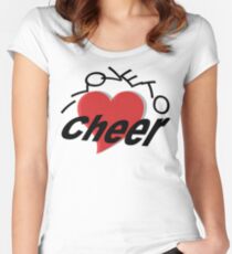 I Love To Cheer Women's Fitted Scoop T-Shirt