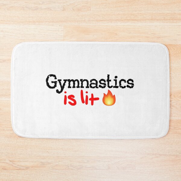Item preview, Gymnastics is Lit! designed and sold by DoodleDashCollective.