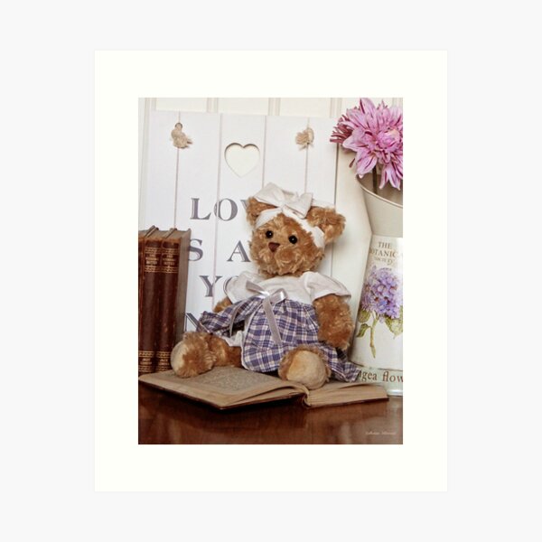 Nellie the bear Art Print