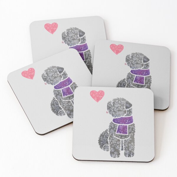 Item preview, Watercolour Bouvier des Flandres designed and sold by animalartbyjess.