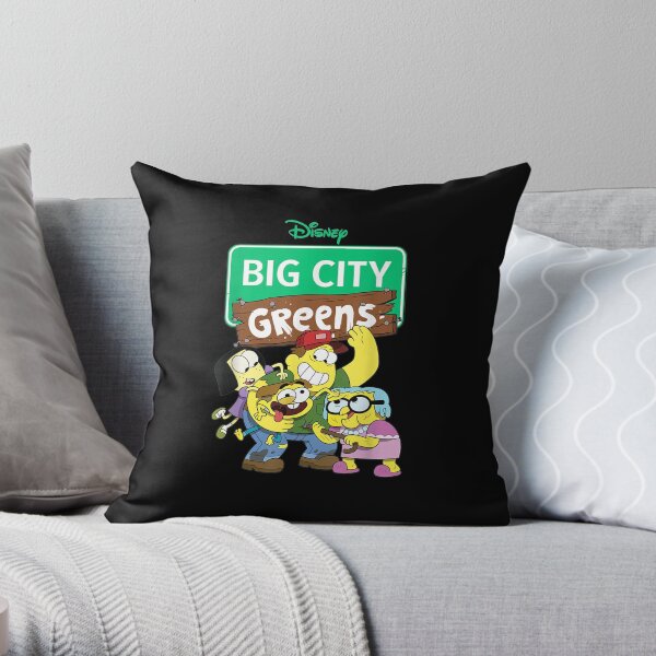 Channel Big City Greens Throw Pillow