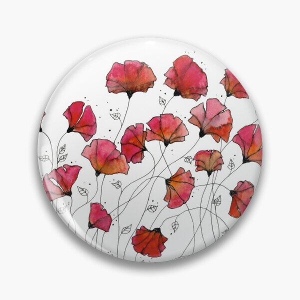 Item preview, Wild poppies designed and sold by María Casas Watercolour Designs.