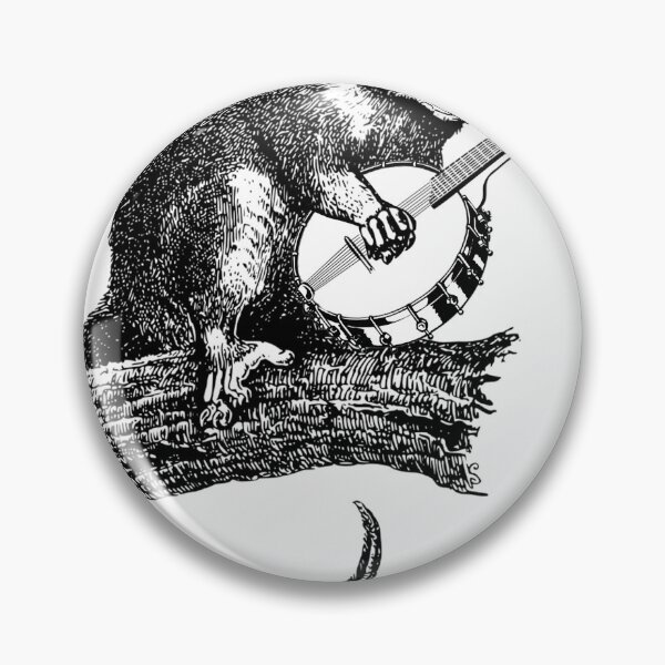 Item preview, Opossum Playing The Banjo Possum designed and sold by JanelAmico.